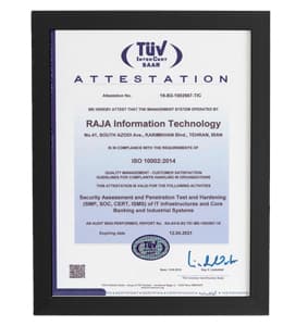 اخذ گواهی ISO10002